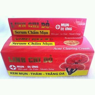 SERUM TRỊ MỤN - THÂM - TRẮNG DA LINH CHI ĐỎ