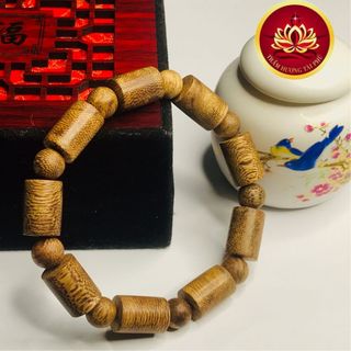 Vòng tay trầm hương đốt trúc 12MM tự nhiên