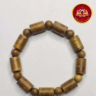Vòng tay trầm hương đốt trúc 12MM tự nhiên