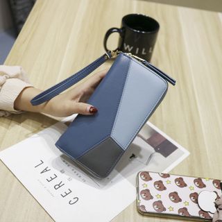 Ví Da Nữ Dáng Dài Ba Màu Độc Đáo D8210