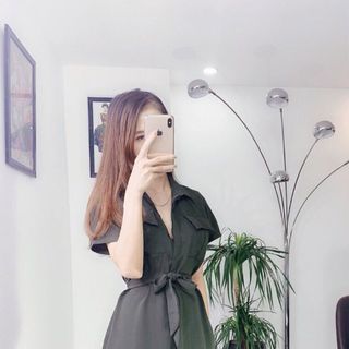 Váy đầm sm l cổ sơ mi siêu đẹp giá sỉ