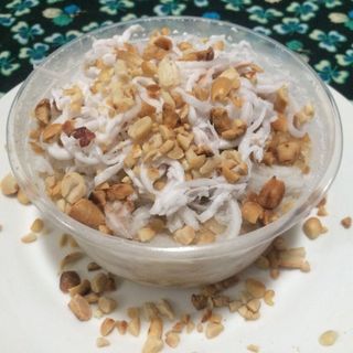Kem chuối mít hộp nhỏ