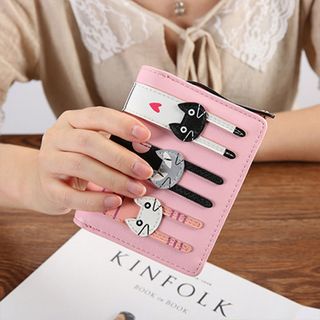 Ví Nữ 3 mèo dễ thương xinh xắn dây kéo D8254