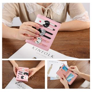 Ví Nữ 3 mèo dễ thương xinh xắn dây kéo D8254