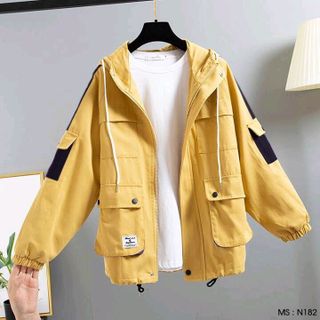 ÁO KHOÁC KAKI NỮ THIẾT KẾ 6 TÚI
