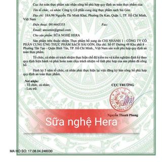 SỮA NGHỆ HERA 100GR