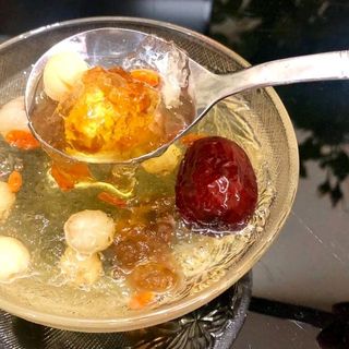 Nguyên liệu nấu chè dưỡng nhan cao Nguyên liệu nấu chè tuyết yến thượng hạng Combo size lớn Đại Gia Đình
