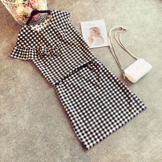 váy katte dây cột eo
