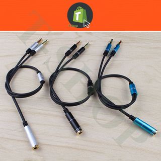 Cáp chuyển đổi cổng tai nghe 35 sang Mic và Audio