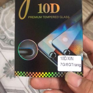 KÍNH CƯỜNG LỰC 10D XỊN HỘP CÁC MÃ IPHONE
