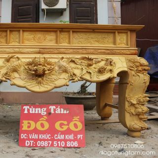 Sập thờ chân 24 gỗ mít ta