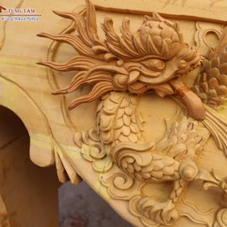 Sập thờ chân 24 gỗ mít ta