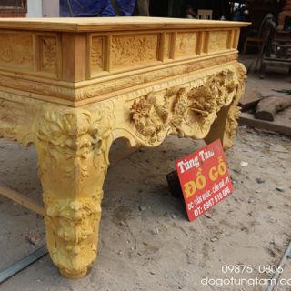 Sập thờ chân 24 gỗ mít ta