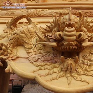 Sập thờ chân 24 gỗ mít ta