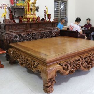 Sập ngũ phúc gỗ gụ