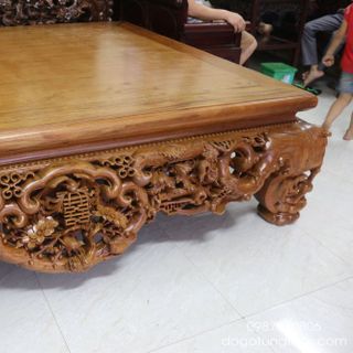 Sập ngũ phúc gỗ gụ