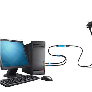 Cáp chuyển đổi cổng tai nghe 35 sang Mic và Audio