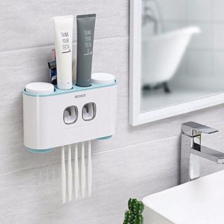 Dụng cụ lấy kem đánh răng tự động Ecoco - Kèm 4 cốc