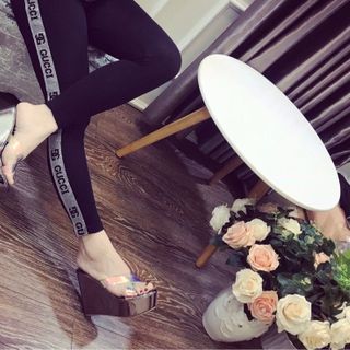 Dép xuồng ánh kim