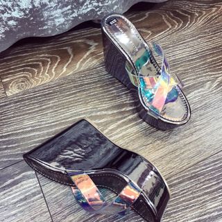 Dép xuồng ánh kim