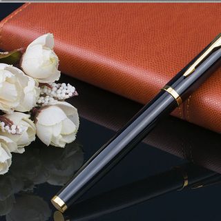 Bút ký dạ bi Bossi 270RB – Đen Bóng Cài Vàng