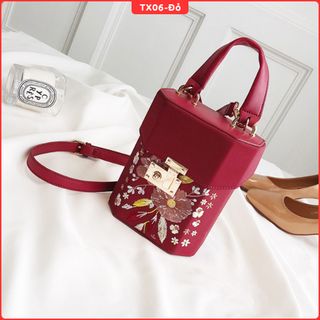 túi hộp thêu hoa độc nhất vô nhị