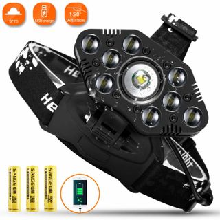 Đèn pin LED ĐỘI ĐẦU SIÊU SÁNG của MỸ