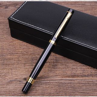 Bút ký dạ bi Bossi 490RB – Đen cài vàng