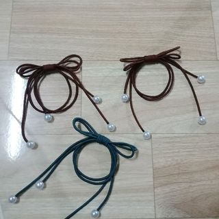 cột tóc ngọc trai hàn quốc