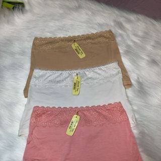 Quần váy cotton pha ren
