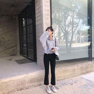 Quần jean ống vảy