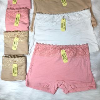 Quần váy cotton pha ren