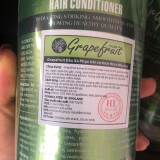 Dầu gội phục hồi kích thích mọc tóc Grapefruit Xuất sứ Hà Lan