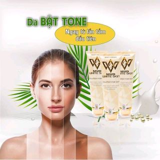 tắm trắng body mud white skin vychi