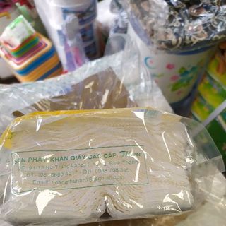 giấy vuông HoaMai giấy ăn loại trải bàn vệ sinh