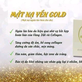 Mặt nạ yến gold