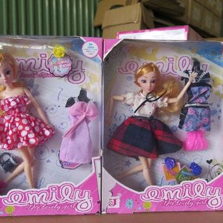 Búp Bê Emily váy sọc