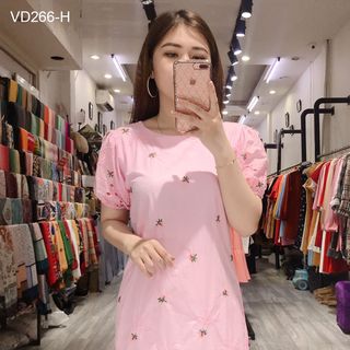 ĐẦM SUÔNG THÊU HOA