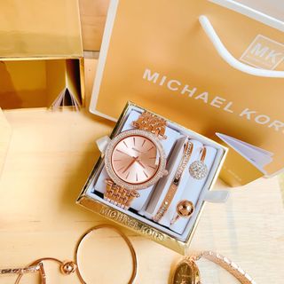 Sét micheaaakors gồm đồng hồ vòng tay full box