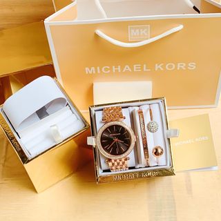 Sét micheaaakors gồm đồng hồ vòng tay full box