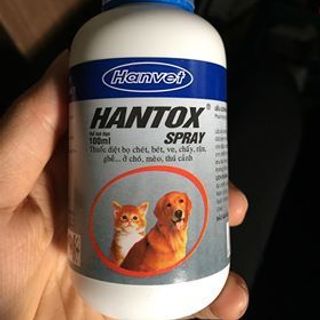 Thuốc diệt bọ chét ve rận HANTOX SPRAY - 100ML