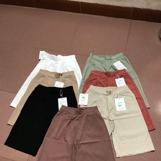 Quần đũi ngố ống suông