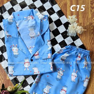 Pizama kate sỉ 10 bộ