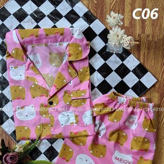 Pizama kate sỉ 10 bộ