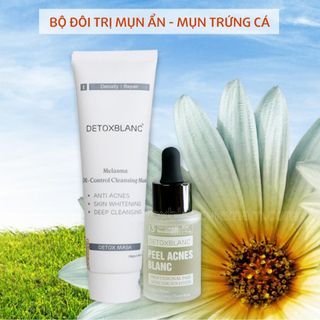 Combo Trị Mụn DETOX BLANC SỐ 1 VÀ SỐ 13 - TRỊ MỤN ẨN MỤN ĐẦU ĐEN THÂM XẠM giá sỉ