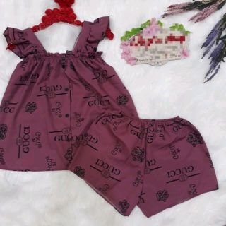 Đồ Bộ đùi tay cánh tiên vải katê lụa