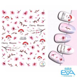 Miếng Dán Móng Tay 3D Nail Sticker Tráng Trí Hoạ Tiết Bông Hoa CA128 giá sỉ