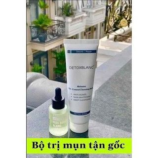 Combo Trị Mụn DETOX BLANC SỐ 1 VÀ SỐ 13 - TRỊ MỤN ẨN MỤN ĐẦU ĐEN THÂM XẠM