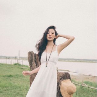 đầm maxi 2 dây siêu xinh