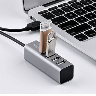 Bộ chia cổng USB Hoco HB1 Ports Hub USB X4 từ 1 port ra thêm 4 cổng USB